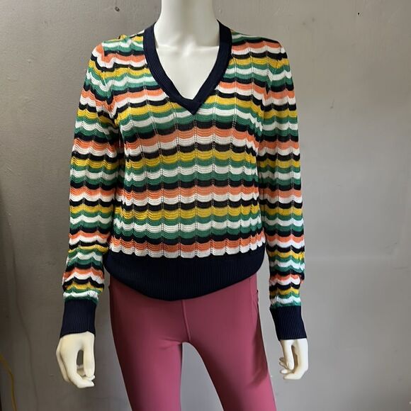 Brooks Brothers Chevron Stripped Sweater - Picture 2 of 6